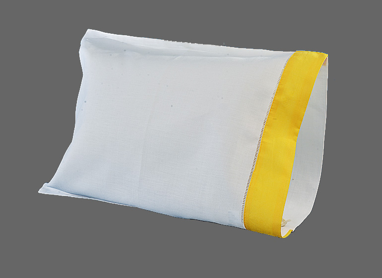 Baby Pillowcase with Golden Kiwi Color border  Baby Pillowcase with Golden Kiwi Color border